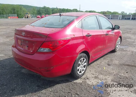 2012 Hyundai Accent Gls из США, поврежденный, VIN KMHCT4AEXCU108155